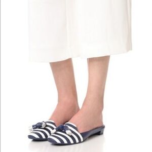 TORY BURCH MARITIME NAUTICAL TASSEL MULES